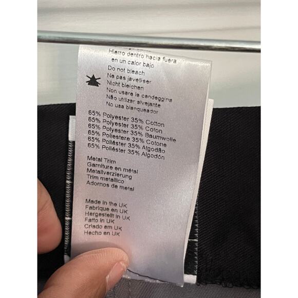 Ragged Priest Pants High Rise Shredder Combat Colorblock Pants with Chain XS - Picture 6 of 11